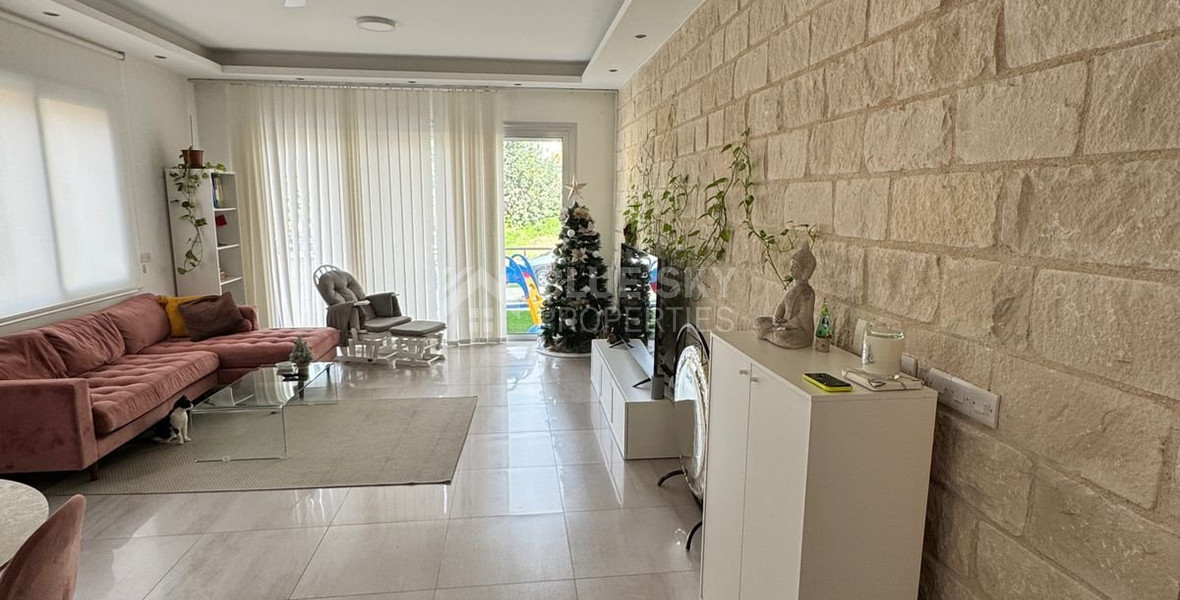 Three bedroom whole floor apartment for rent in Ekali, Limassol