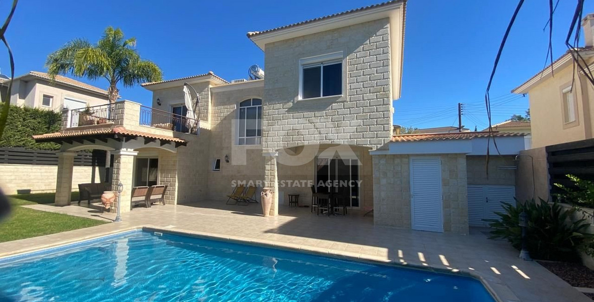 Elegant Three bedroom detached villa for sale in Armenochori, Limassol