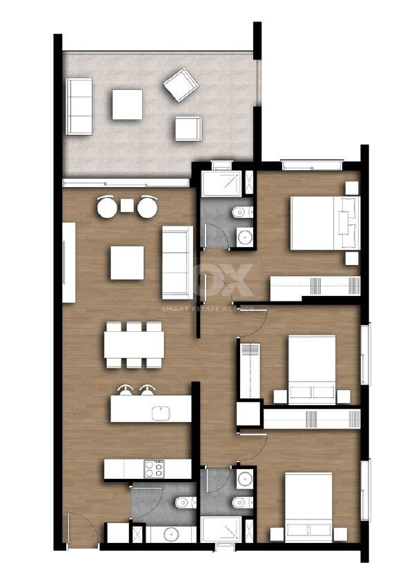 Amazing 2 bedroom  apartment for sale in Zakaki, Limassol