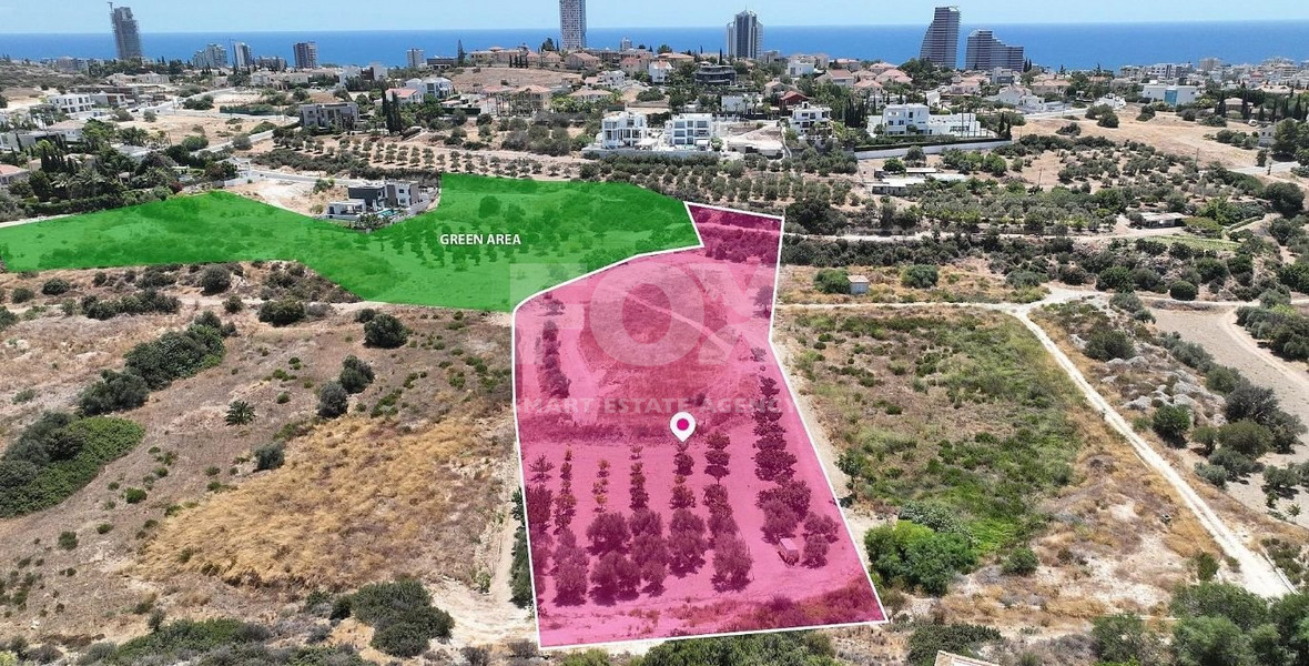 Residential land for sale in Germasogeia, Limassol