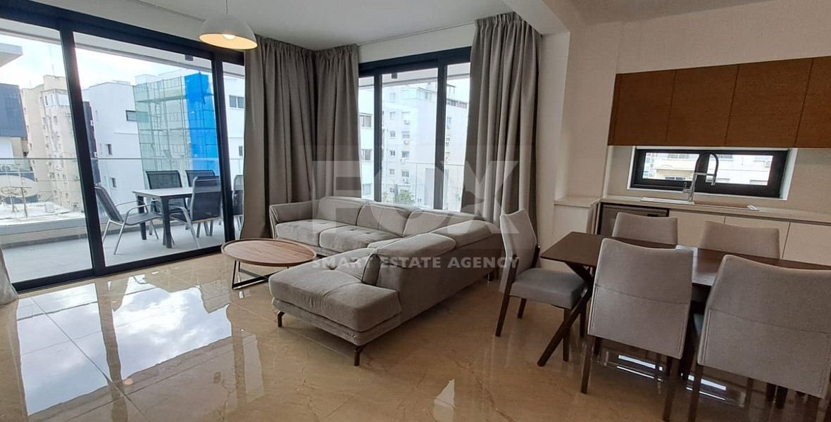 Two bedroom modern apartment for rent in Neapolis, Limassol