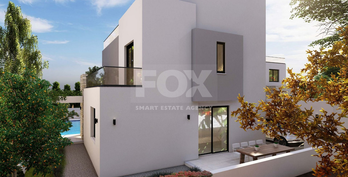 Four bedroom luxury villa with roof terrace in Chlorakas, Paphos