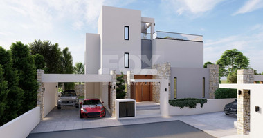 Five bedroom luxury villa with roof terrace in Chlorakas, Paphos