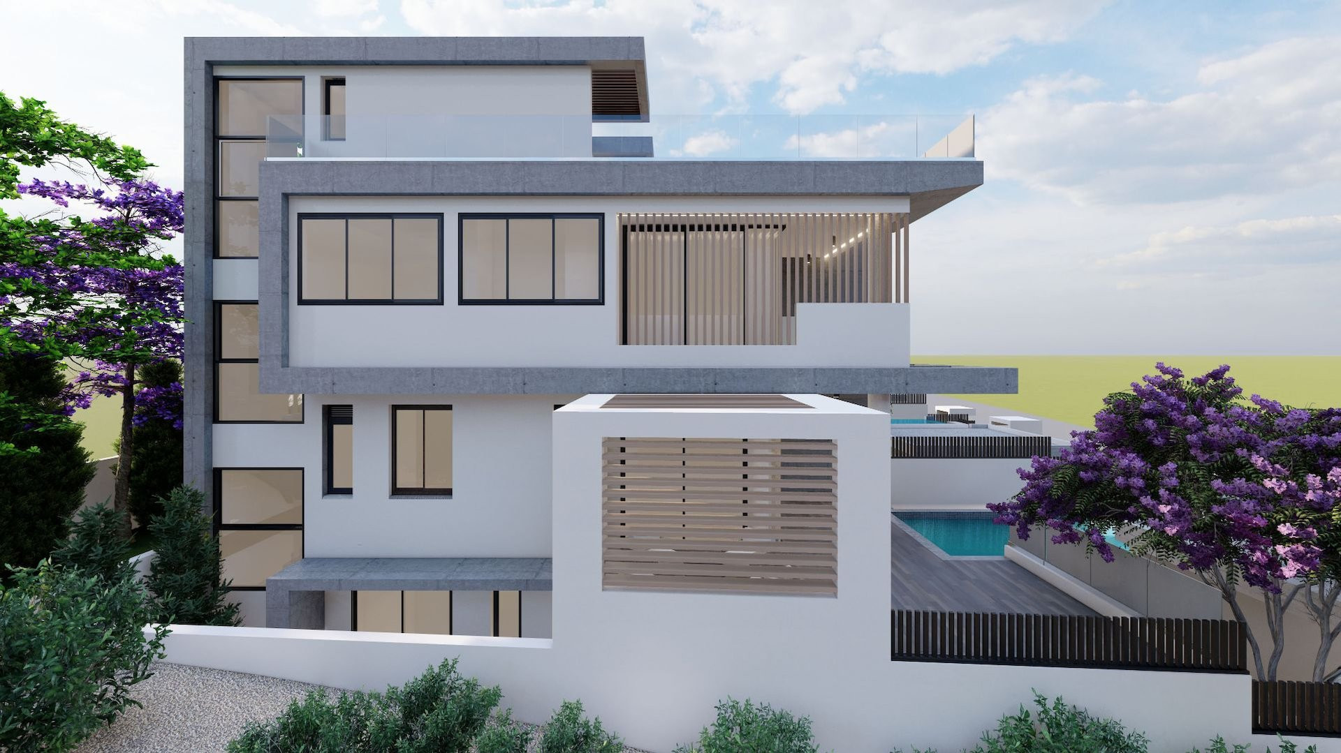 Mieszkanie 5 pokojów 214 m² Chloraka, Cypr