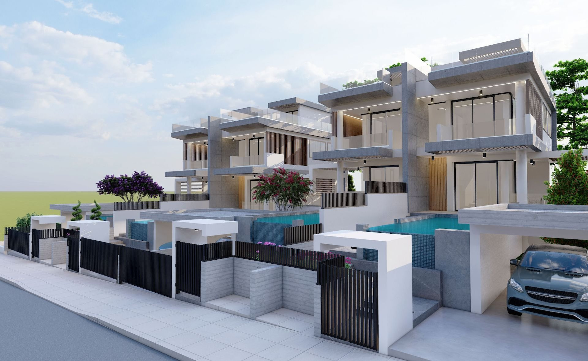 Mieszkanie 5 pokojów 214 m² Chloraka, Cypr