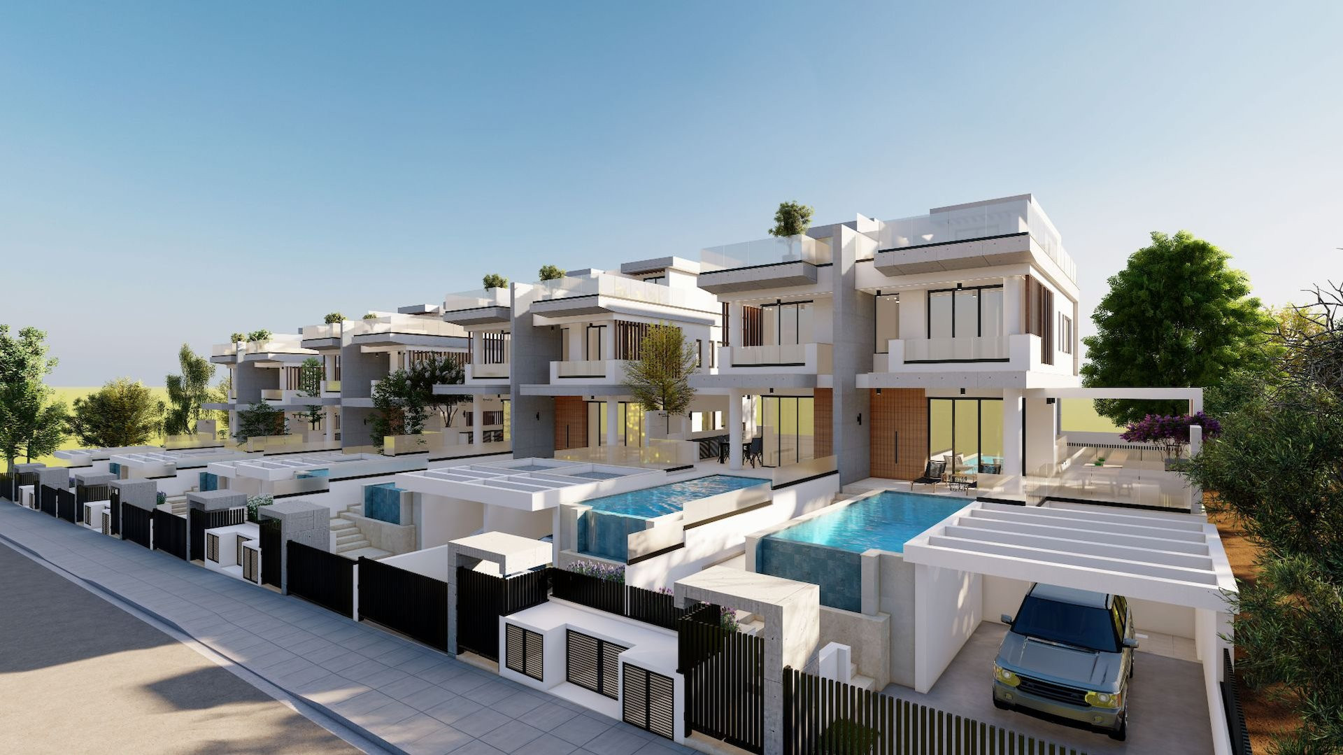 Mieszkanie 5 pokojów 214 m² Chloraka, Cypr