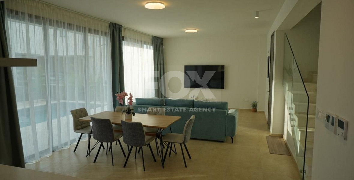 Three bedroom fully furnished villa in Geroskipou, Paphos