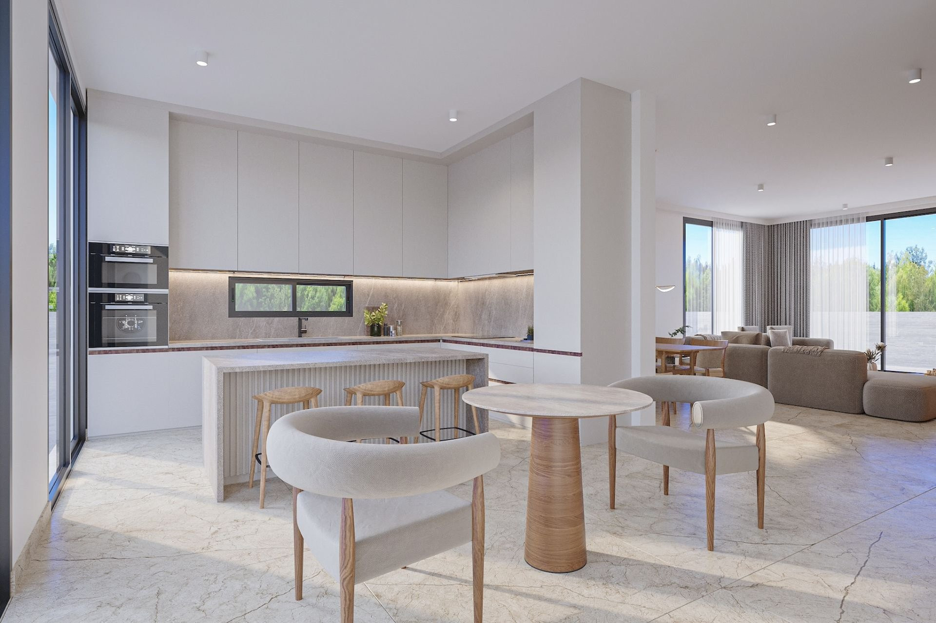 Apartamento 3 habitaciones 180 m² Mesogi, Chipre