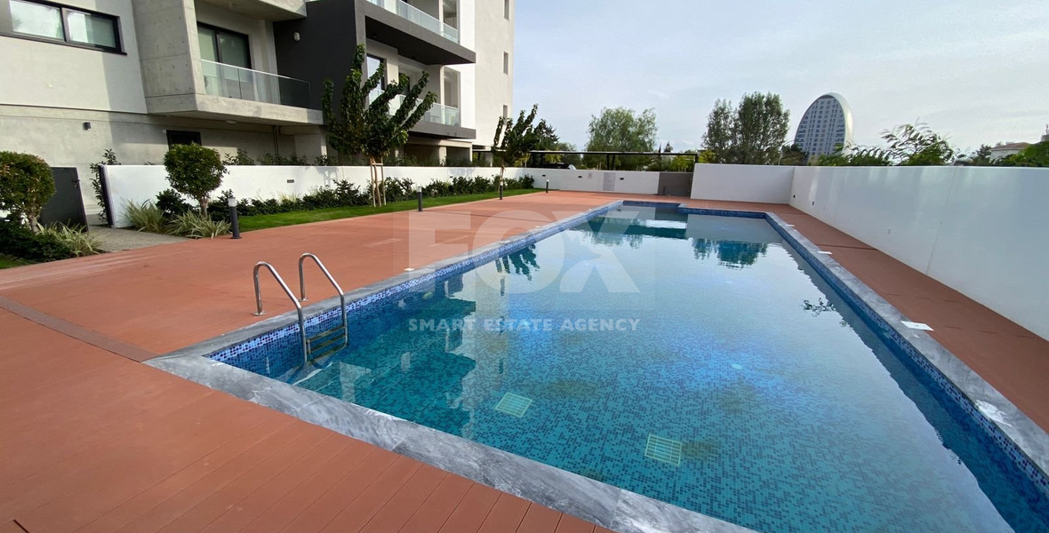 Modern 1 Bedroom Apartment with Sea View in Agios Athanasios Tourist Area