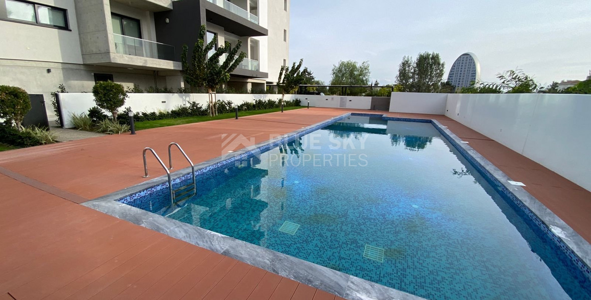 Modern 1 Bedroom Apartment with Sea View in Agios Athanasios Tourist Area