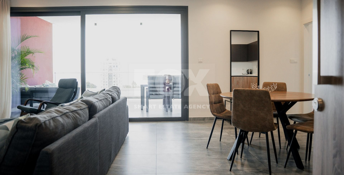 Modern 2 Bedroom Apartment with Sea View in Mouttagiaka