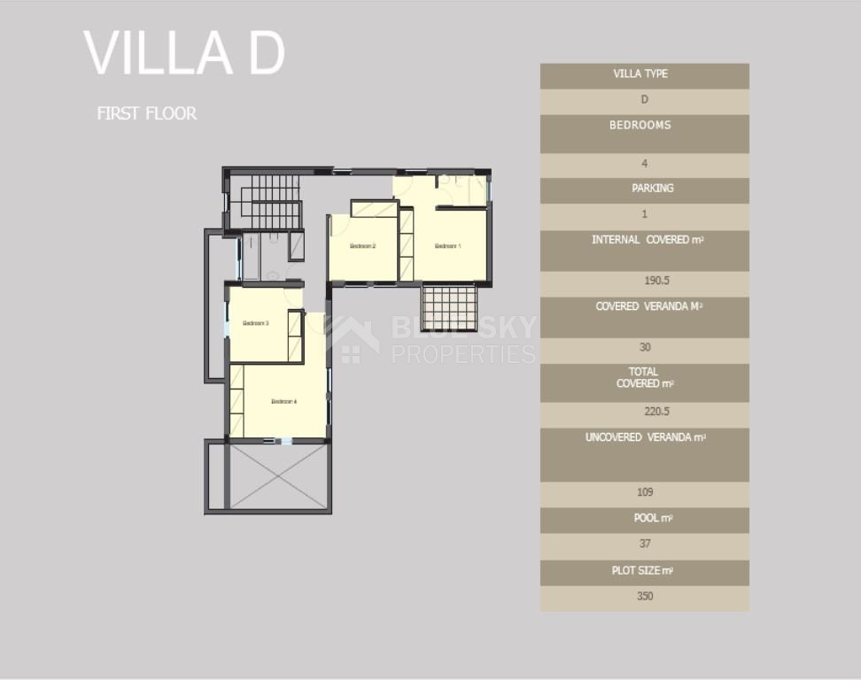 Four Bedroom Villa For Rent Near Park Lane, Limassol