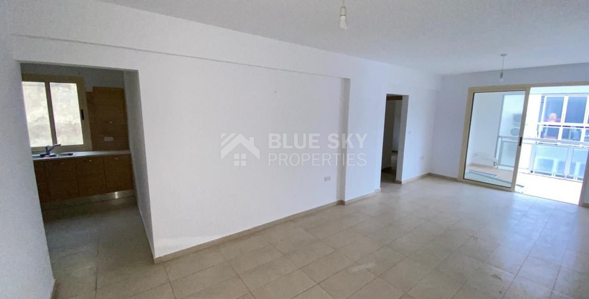 Spacious unfurnished 2 bedroom apartment For Sale in Germasogeia