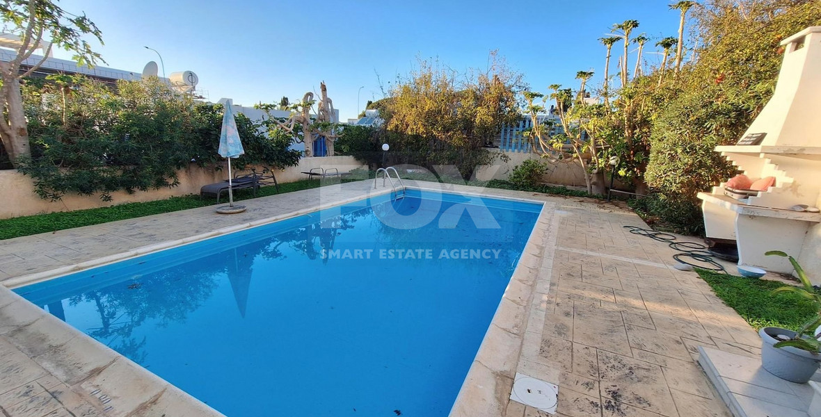 Fully Furnished  three Bedroom House with Pool in Chlorakas