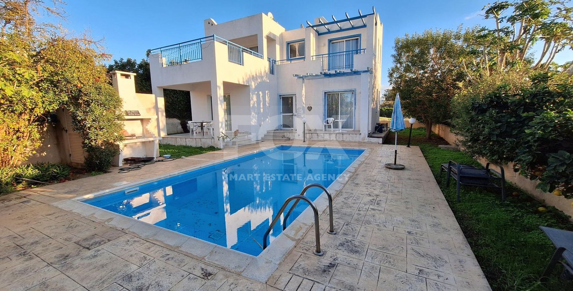 Fully Furnished  three Bedroom House with Pool in Chlorakas