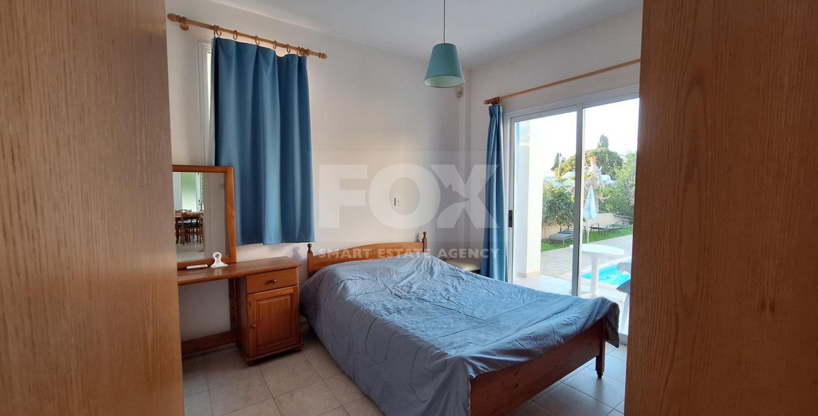 Fully Furnished  three Bedroom House with Pool in Chlorakas