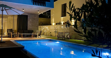 Three bedroom luxury villa with sea view in lower Chloraka community, in Paphos