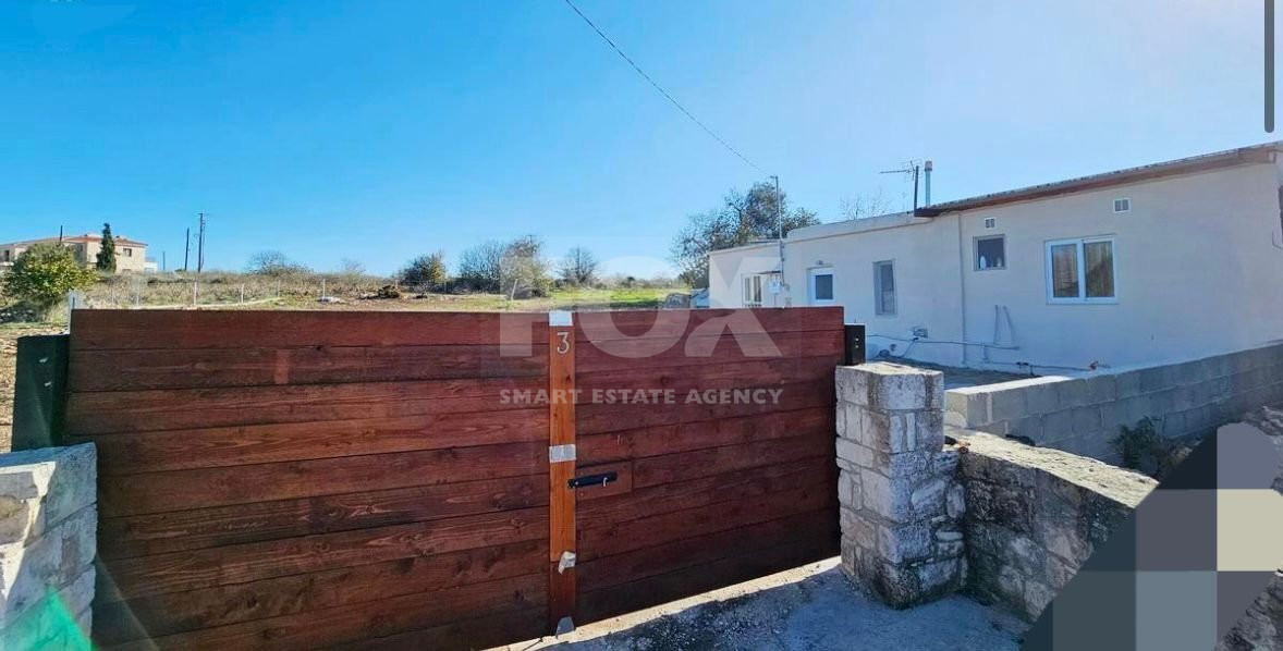 For Sale Charming Traditional Bungalow in Inia,Paphos