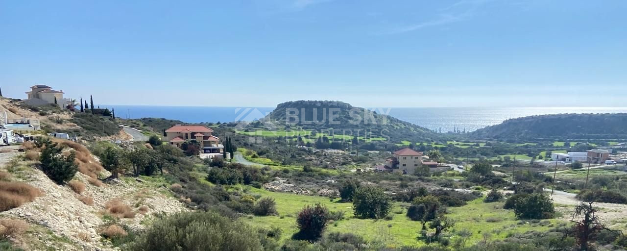PANORAMIC SEA VIEW RESIDENTIAL DEVELOPMENT LAND FOR SALE IN THE SOUGHT AFTER LOCATION OF AGIOS TYCHONAS