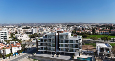 Two bedroom amazing apartment on fourth floor in Kato Paphos area