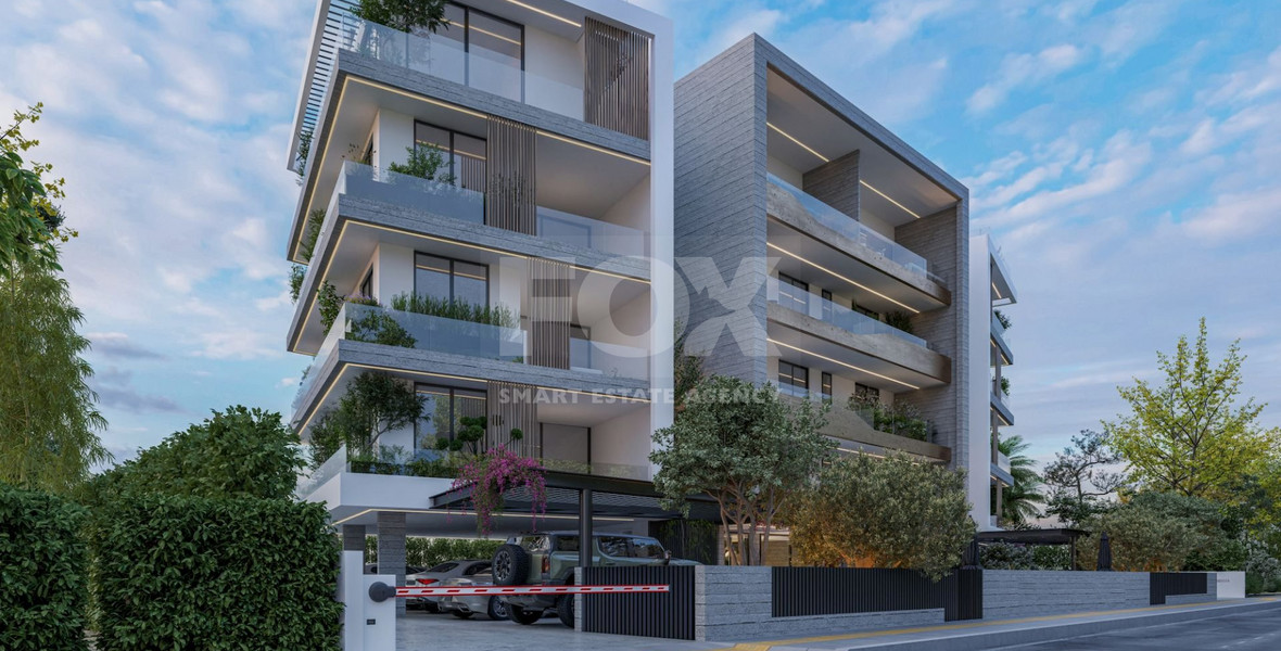 Top floor 3 bedroom apartment with roof garden for sale in Germasogeia, Limassol