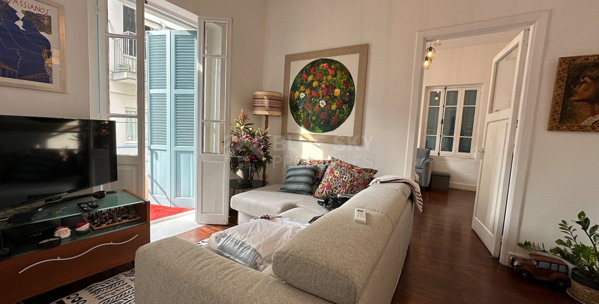 Exclusive Listing, Renovated Building offering ground level and upper level residences with garage in prime location Agia Zoni.