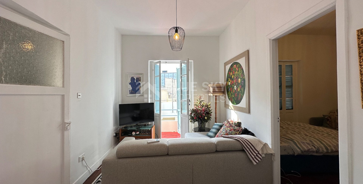 Exclusive Listing, Renovated Building offering ground level and upper level residences with garage in prime location Agia Zoni.
