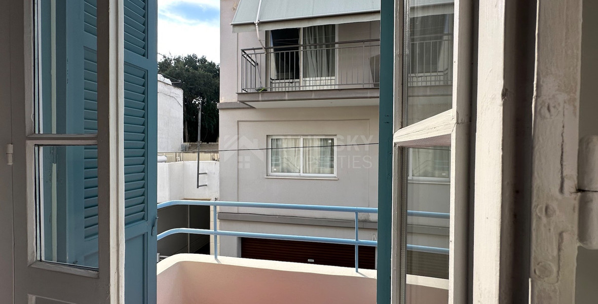 Exclusive Listing, Renovated Building offering ground level and upper level residences with garage in prime location Agia Zoni.
