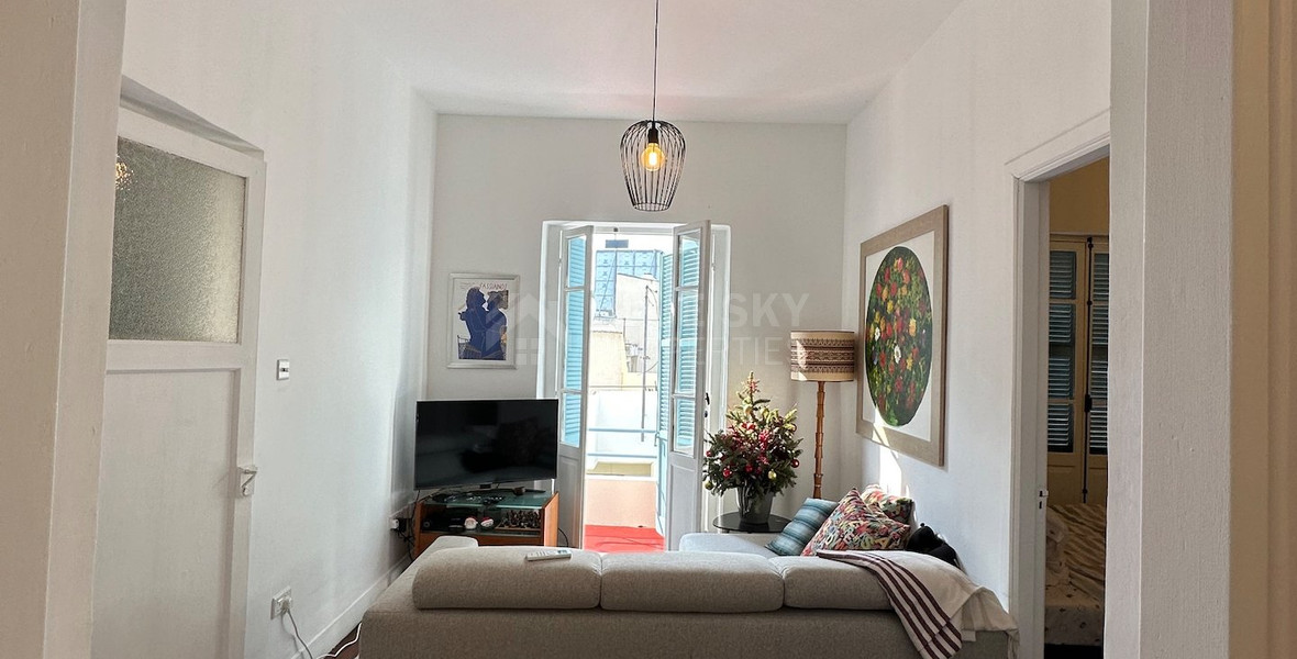 Exclusive Listing, Renovated Building offering ground level and upper level residences with garage in prime location Agia Zoni.