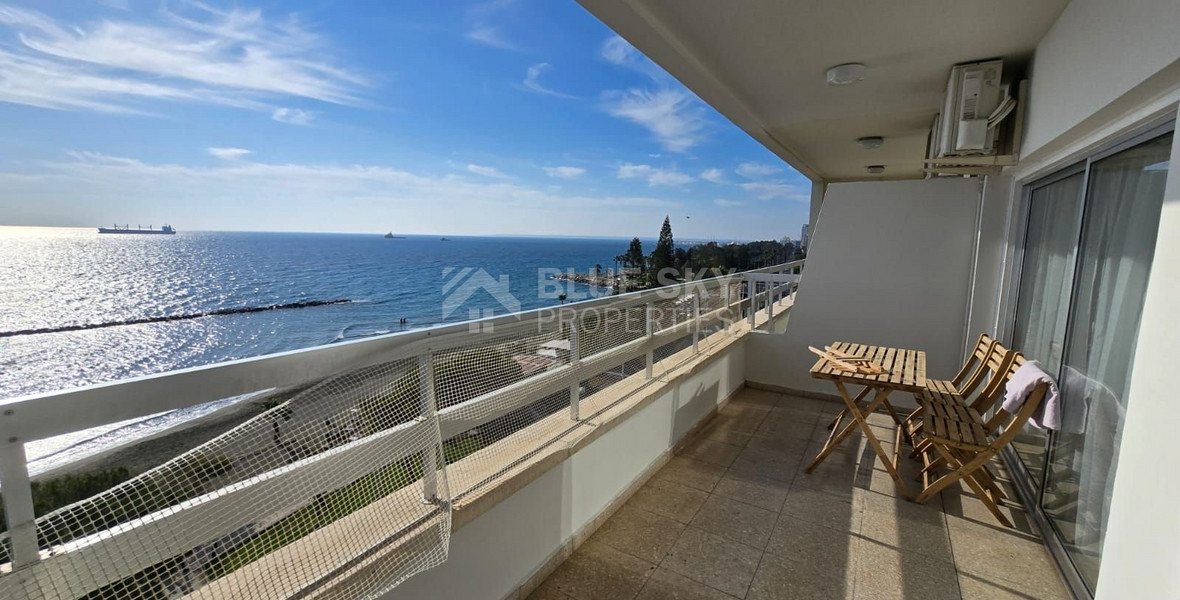 Spacious Fully Furnished Three Bedroom Apartment with Sea View in Agia Trias, Limassol