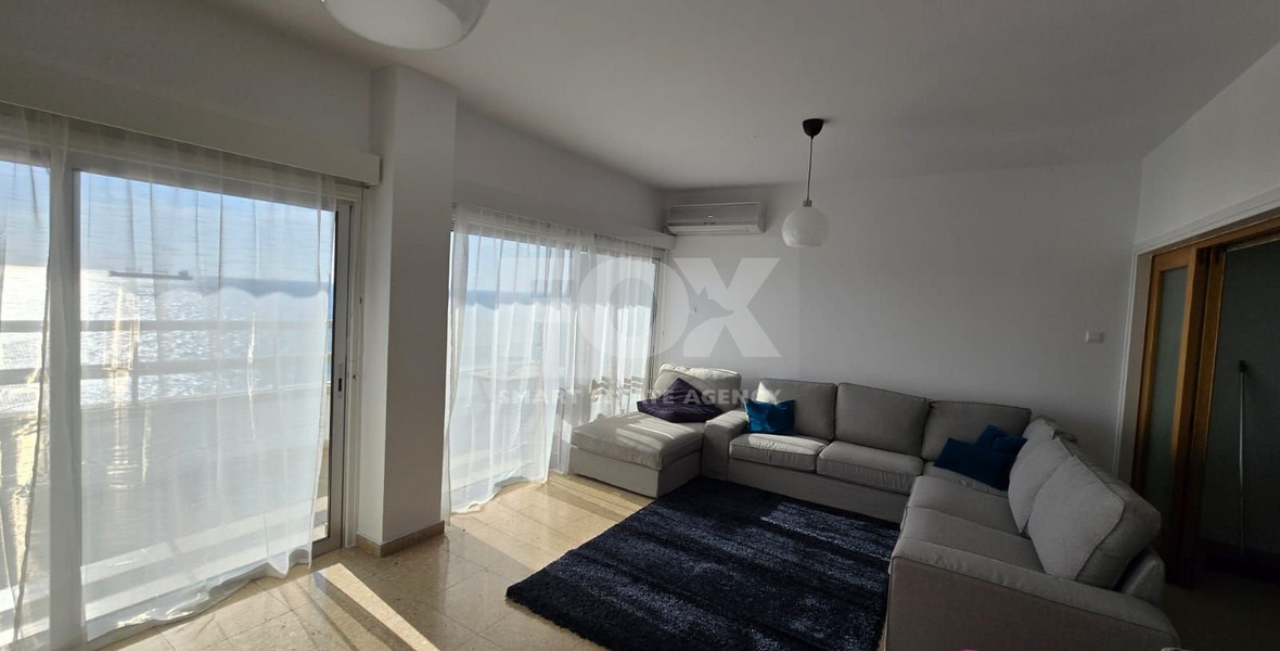 Spacious Fully Furnished Three Bedroom Apartment with Sea View in Agia Trias, Limassol