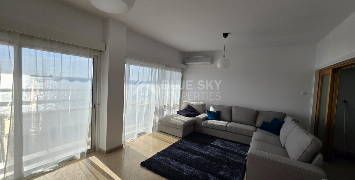 Spacious Fully Furnished Three Bedroom Apartment with Sea View in Agia Trias, Limassol