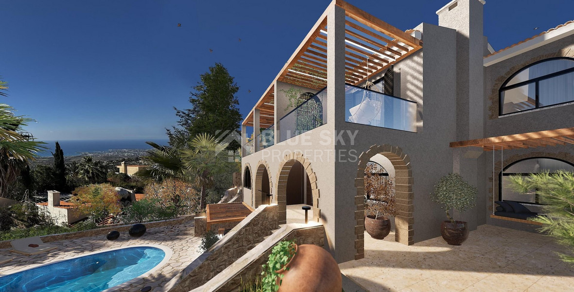 Three bedroom stunning villa , in Tala Paphos