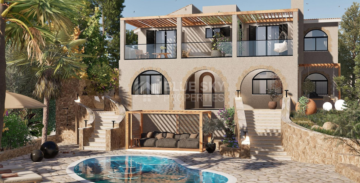 Three bedroom stunning villa , in Tala Paphos