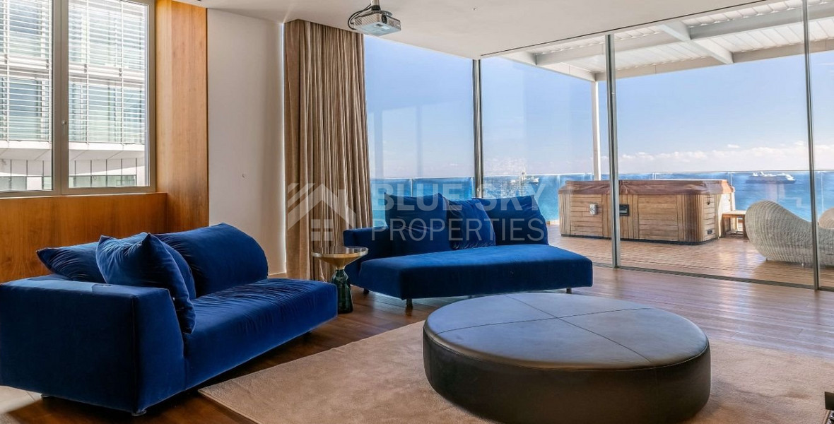 For Sale Two-Level 4 Bedroom Penthouse with Sea View in Neapoli, Limassol