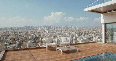 For Sale Two-Level 4 Bedroom Penthouse with Sea View in Neapoli, Limassol