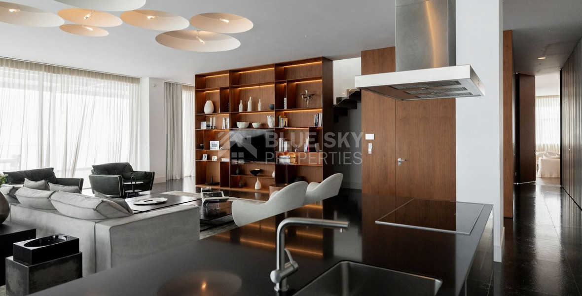 For Sale Two-Level 4 Bedroom Penthouse with Sea View in Neapoli, Limassol