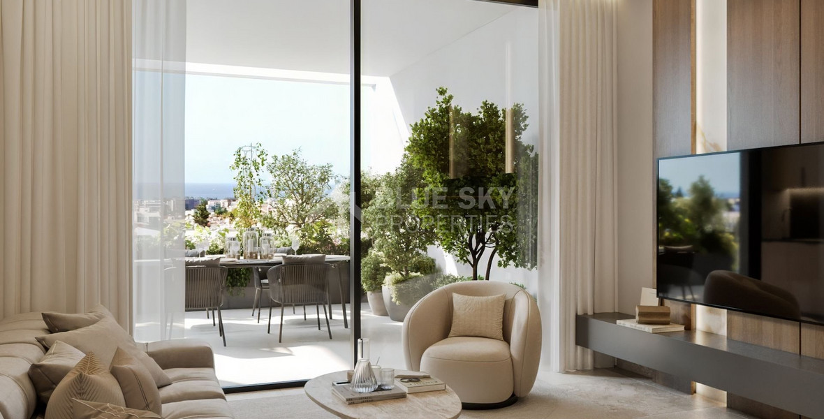 Luxury 2 +1 bedroom apartment with roof garden in Columbia, Limassol