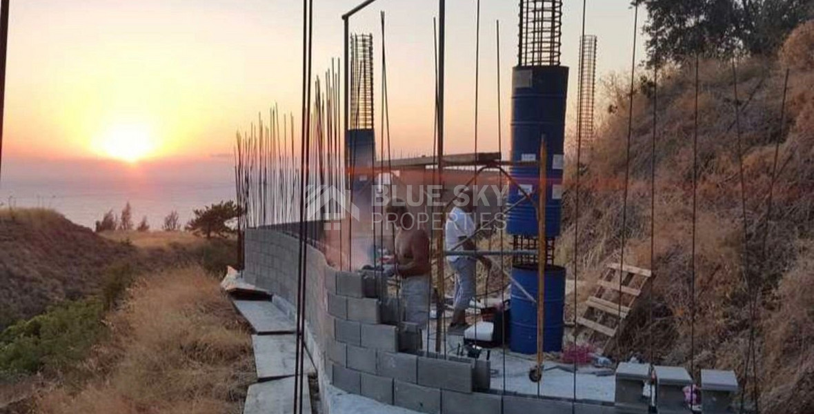 Sea view develolpment land in Pomos