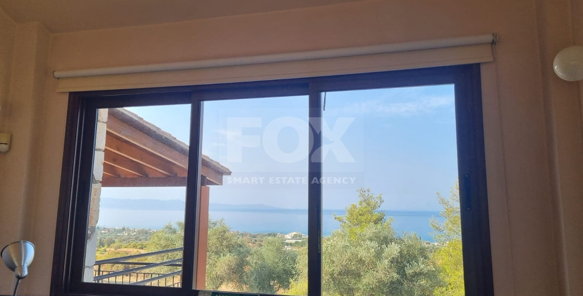 For Sale: Stunning Detached Villa on a large plot with Sea View and Pool in Agia Marina Chrysochous