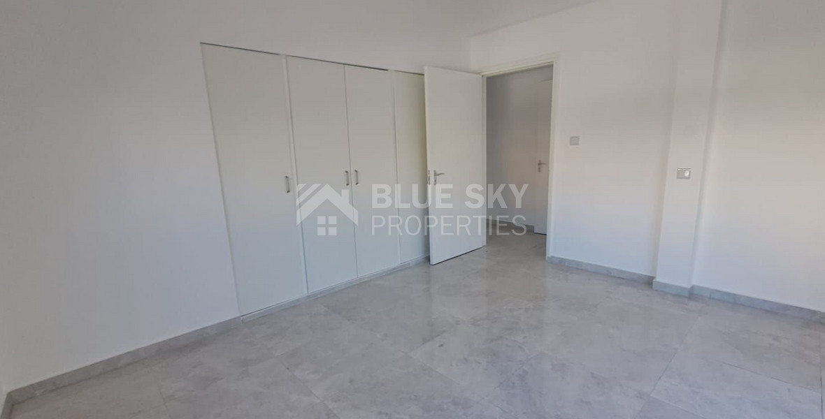 Three bedroom unfurnished apartment for rent in Agios Ioannis, Limassol