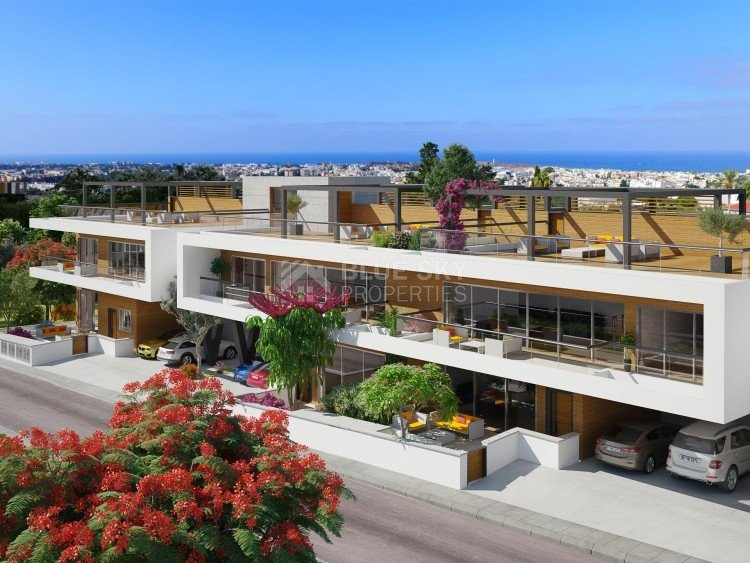 Three Bed luxury apartment In the city center of Paphos, for sale.