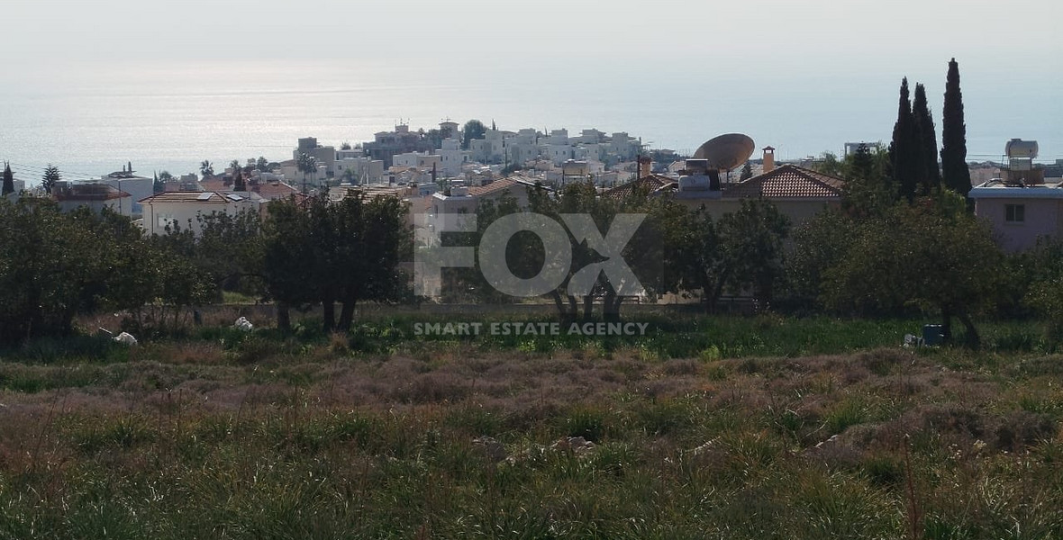 Large Sea View Building Plot in Pegeia