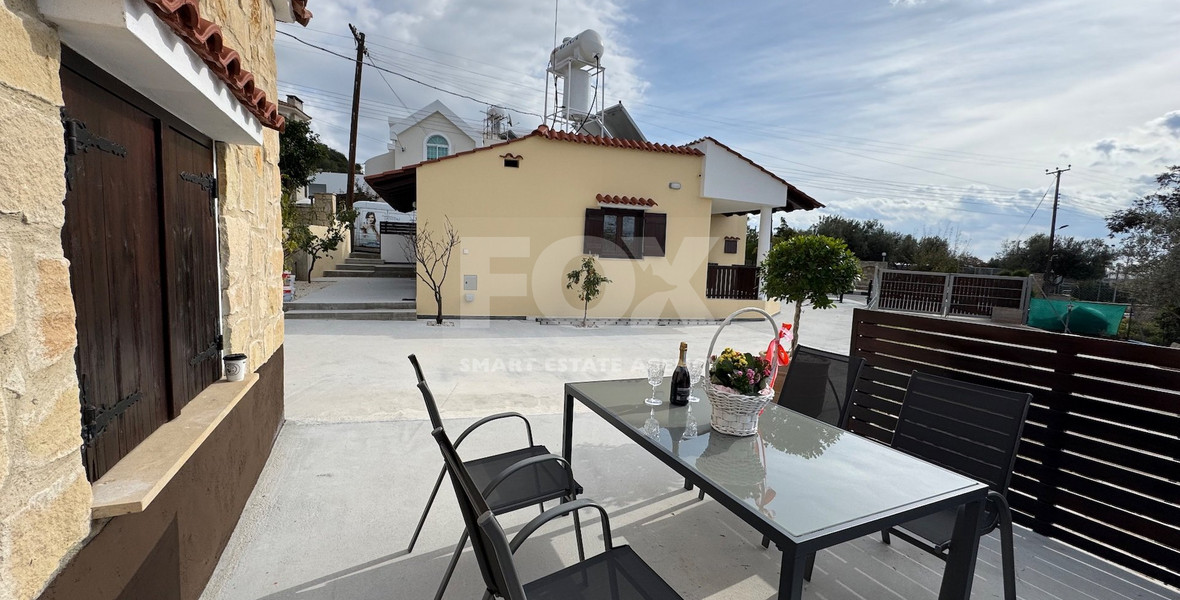 For Sale: Charming & Renovated 2-Bedroom Bungalow in Acheleia, Paphos