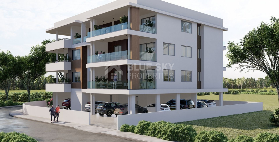 Spacious new two bedroom apartment in the center of Paphos