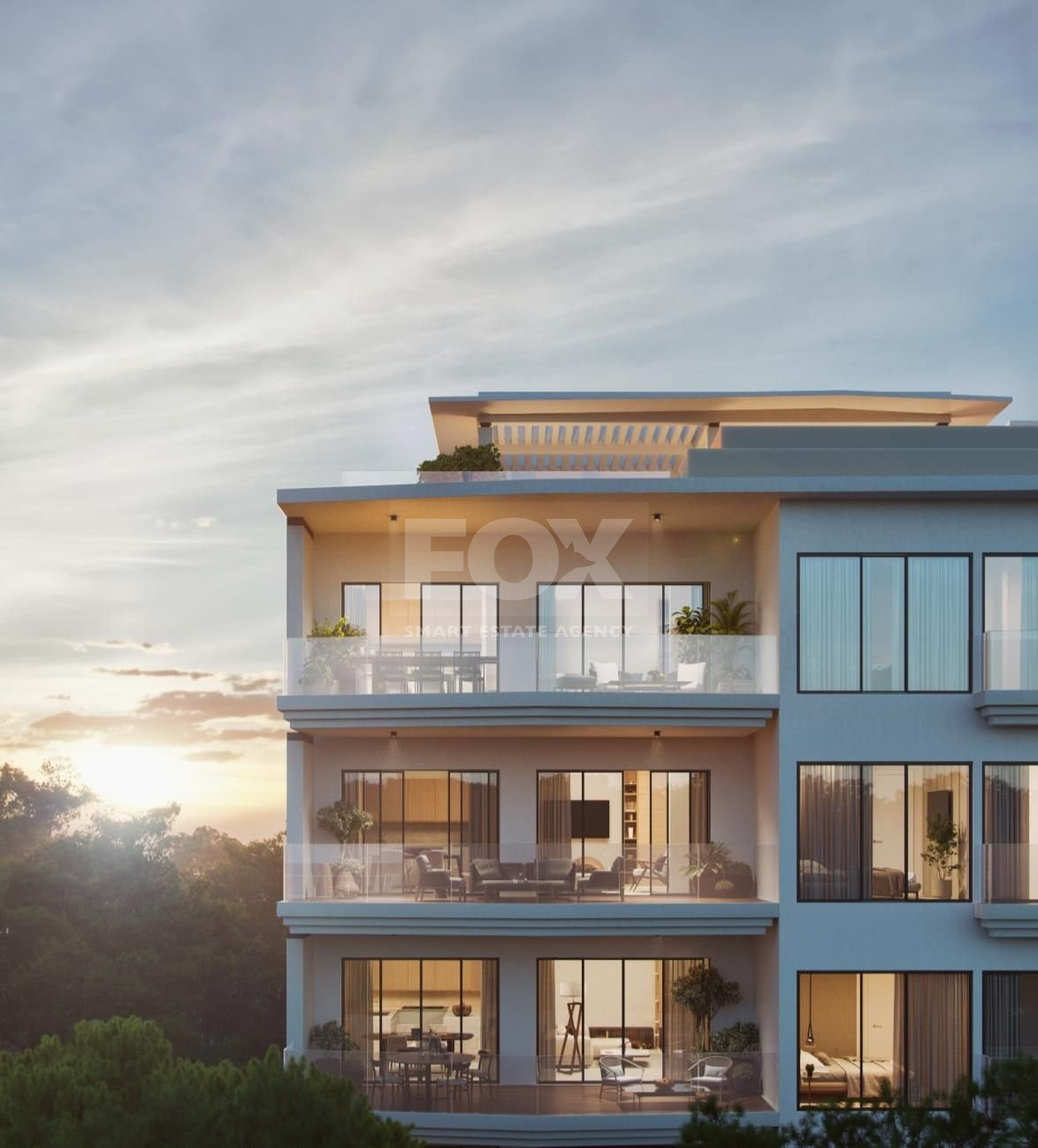 Penthouse  with roof garden and swimming Pool for sale in Tserkezoi