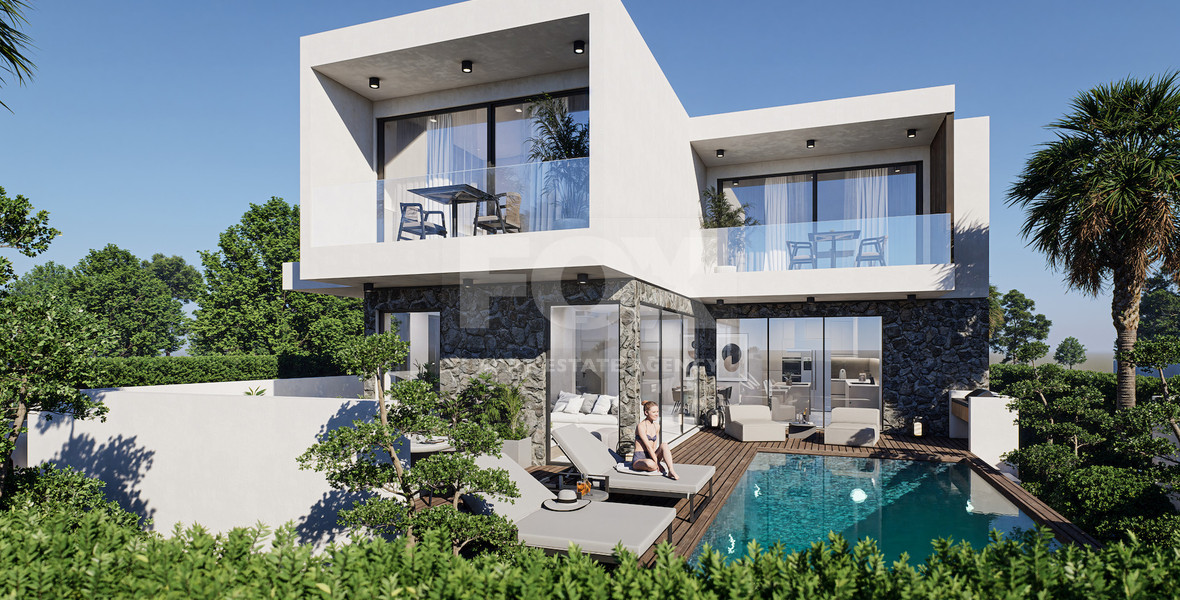 Luxury Four Bedroom Sea Caves Villa for Sale,  in Peyia, Paphos | Sea View