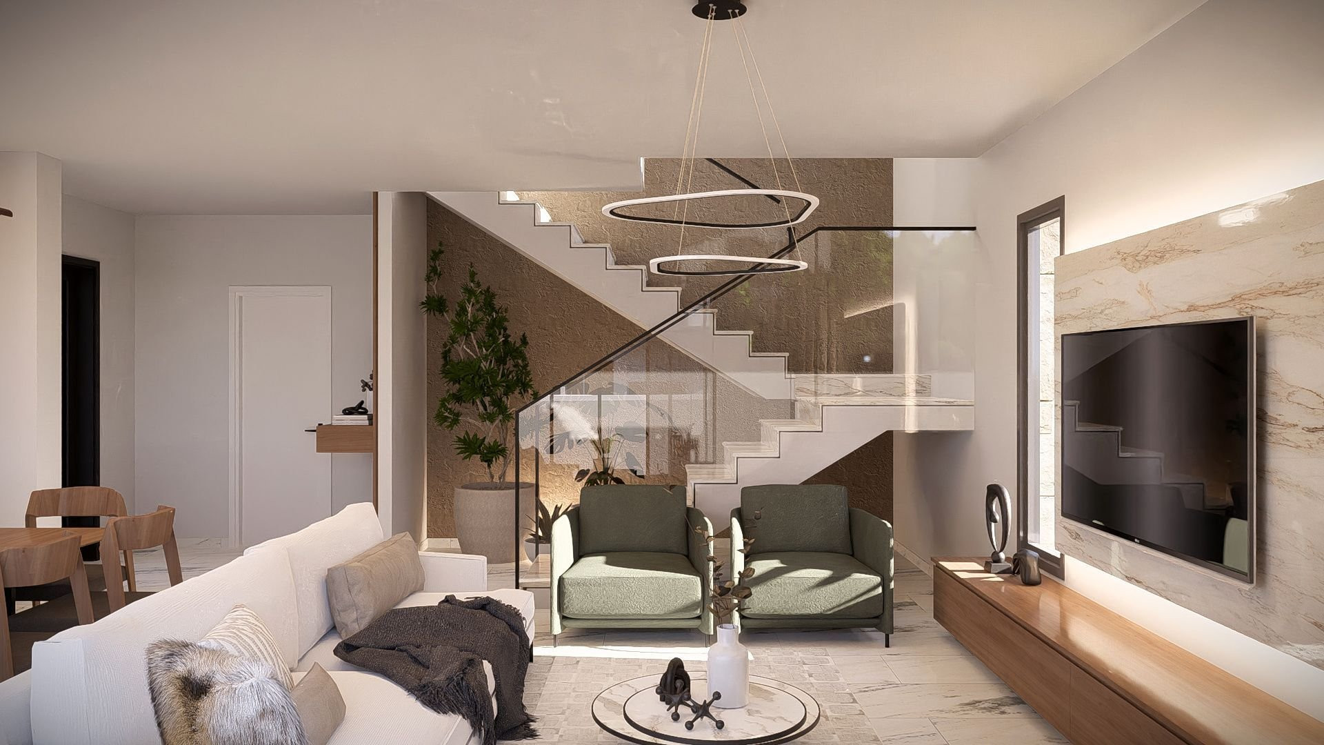 Mieszkanie 3 pokoi 196 m² Yeroskipou, Cypr