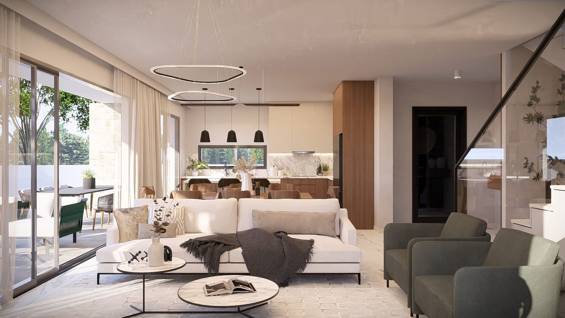 Mieszkanie 3 pokoi 196 m² Yeroskipou, Cypr