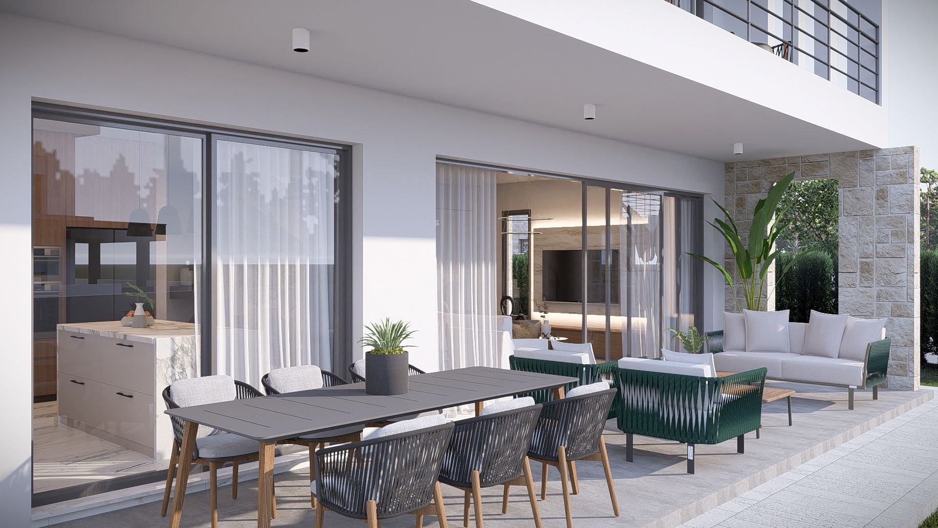 Mieszkanie 3 pokoi 196 m² Yeroskipou, Cypr